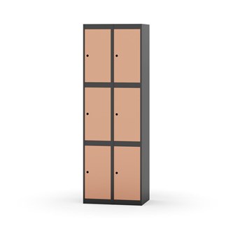Novis lokerokaappi, tasakatto, 3:2, L 60 cm