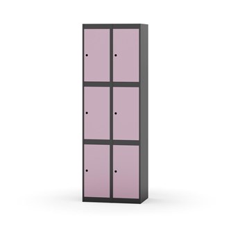 Novis lokerokaappi, tasakatto, 3:2, L 60 cm