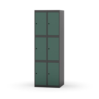Novis lokerokaappi, tasakatto, 3:2, L 60 cm