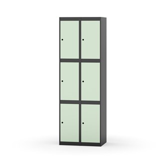 Novis lokerokaappi, tasakatto, 3:2, L 60 cm
