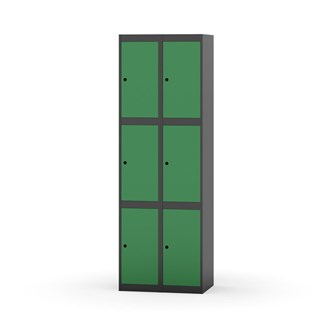 Novis lokerokaappi, tasakatto, 3:2, L 60 cm