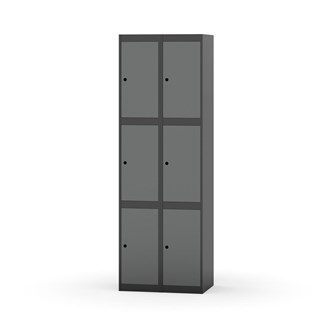 Novis lokerokaappi, tasakatto, 3:2, L 60 cm