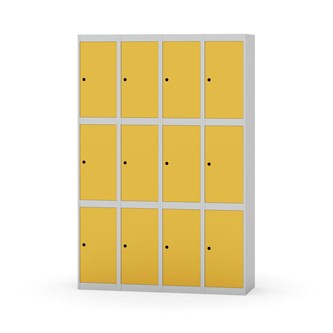 Novis lokerokaappi, tasakatto, 3:4, L 120 cm