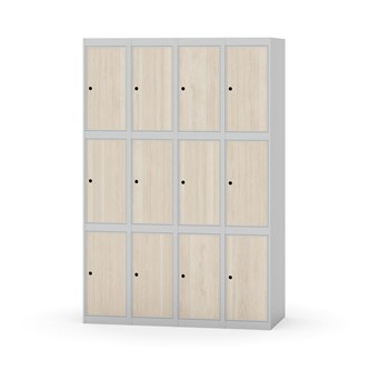 Novis lokerokaappi, tasakatto, 3:4, L 120 cm