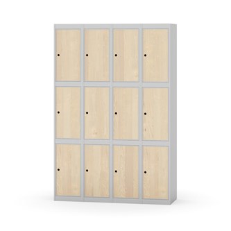 Novis lokerokaappi, tasakatto, 3:4, L 120 cm