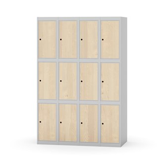 Novis lokerokaappi, tasakatto, 3:4, L 120 cm