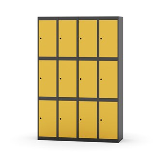 Novis lokerokaappi, tasakatto, 3:4, L 120 cm