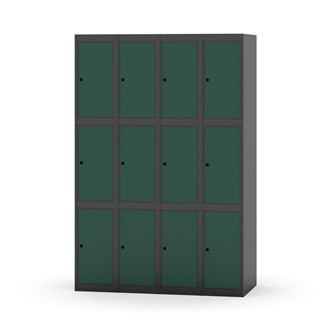 Novis lokerokaappi, tasakatto, 3:4, L 120 cm