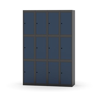 Novis lokerokaappi, tasakatto, 3:4, L 120 cm