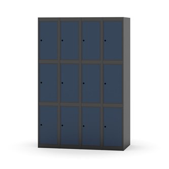 Novis lokerokaappi, tasakatto, 3:4, L 120 cm