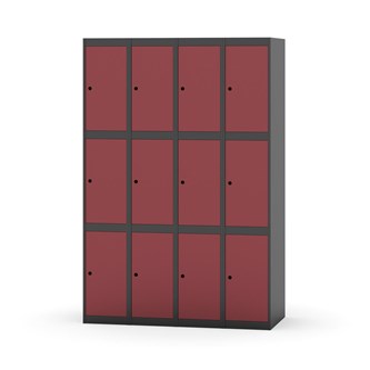 Novis lokerokaappi, tasakatto, 3:4, L 120 cm