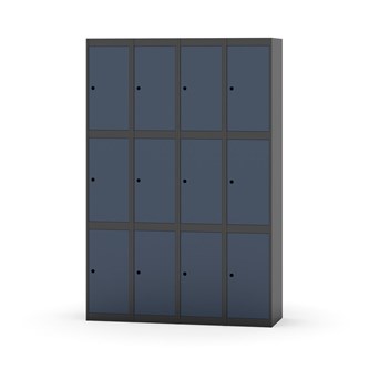 Novis lokerokaappi, tasakatto, 3:4, L 120 cm