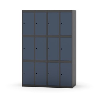 Novis lokerokaappi, tasakatto, 3:4, L 120 cm