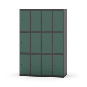 Novis lokerokaappi, tasakatto, 3:4, L 120 cm