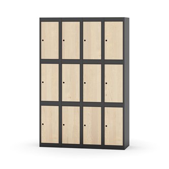 Novis lokerokaappi, tasakatto, 3:4, L 120 cm