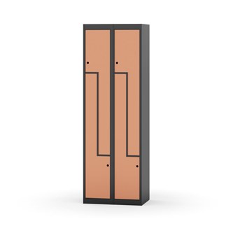 Novis Z vaatekaappi, tasakatto, 4-lok, L60 cm