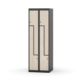 Novis Z vaatekaappi, tasakatto, 4-lok, L60 cm