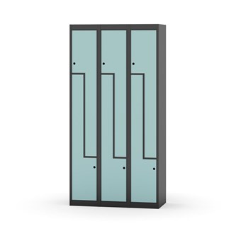 Novis Z vaatekaappi, tasakatto, 6-lok, L90 cm
