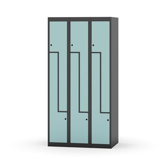 Novis Z vaatekaappi, tasakatto, 6-lok, L90 cm