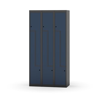 Novis Z vaatekaappi, tasakatto, 6-lok, L90 cm