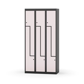 Novis Z vaatekaappi, tasakatto, 6-lok, L90 cm
