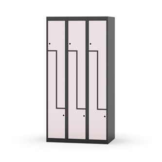 Novis Z vaatekaappi, tasakatto, 6-lok, L90 cm
