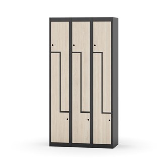 Novis Z vaatekaappi, tasakatto, 6-lok, L90 cm