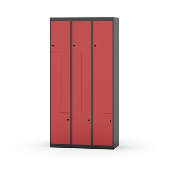 Novis Z vaatekaappi, tasakatto, 6-lok, L90 cm
