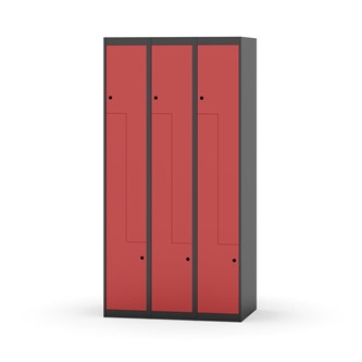 Novis Z vaatekaappi, tasakatto, 6-lok, L90 cm