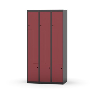 Novis Z vaatekaappi, tasakatto, 6-lok, L90 cm
