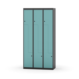 Novis Z vaatekaappi, tasakatto, 6-lok, L90 cm