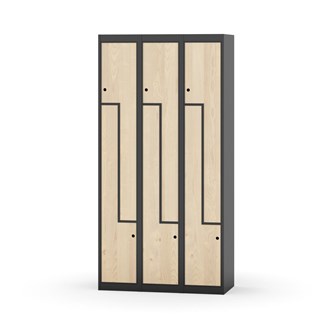 Novis Z vaatekaappi, tasakatto, 6-lok, L90 cm
