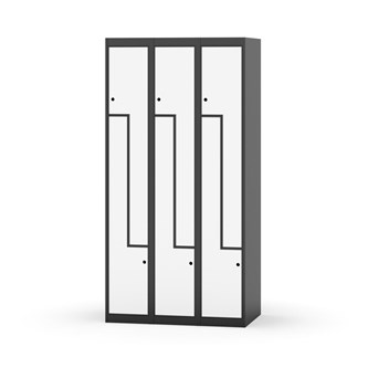 Novis Z vaatekaappi, tasakatto, 6-lok, L90 cm