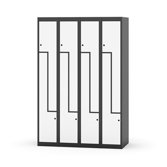 Novis Z vaatekaappi, tasakatto, 8-lok, L120 cm