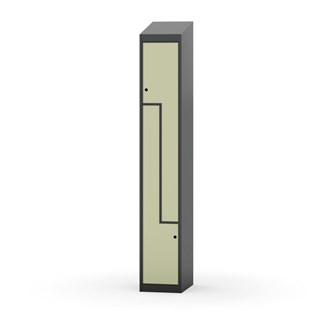 Novis Z vaatekaappi, vinokatto, 2-lok, L30 cm