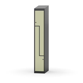 Novis Z vaatekaappi, vinokatto, 2-lok, L30 cm