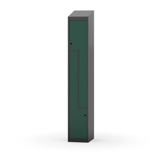 Novis Z vaatekaappi, vinokatto, 2-lok, L30 cm