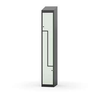 Novis Z vaatekaappi, vinokatto, 2-lok, L30 cm