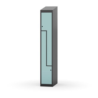 Novis Z vaatekaappi, vinokatto, 2-lok, L30 cm