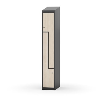 Novis Z vaatekaappi, vinokatto, 2-lok, L30 cm