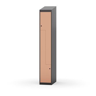 Novis Z vaatekaappi, vinokatto, 2-lok, L30 cm