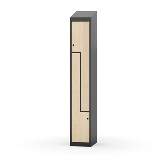 Novis Z vaatekaappi, vinokatto, 2-lok, L30 cm