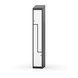 Novis Z vaatekaappi, vinokatto, 2-lok, L30 cm