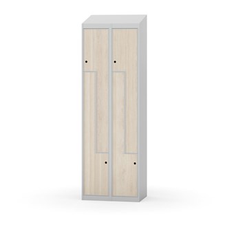 Novis Z vaatekaappi, vinokatto, 4-lok, L60 cm