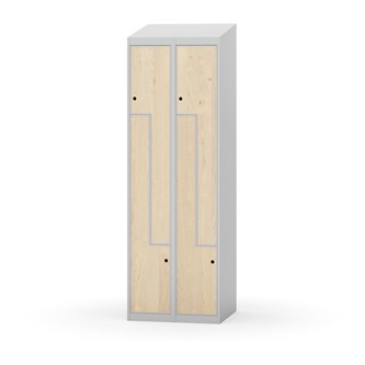 Novis Z vaatekaappi, vinokatto, 4-lok, L60 cm