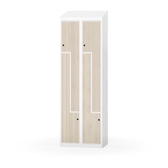 Novis Z vaatekaappi, vinokatto, 4-lok, L60 cm