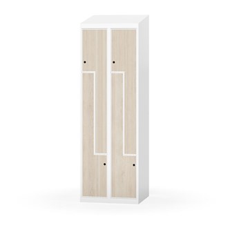 Novis Z vaatekaappi, vinokatto, 4-lok, L60 cm
