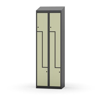 Novis Z vaatekaappi, vinokatto, 4-lok, L60 cm