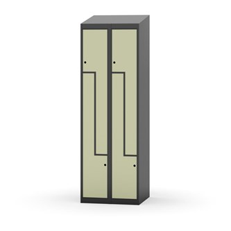 Novis Z vaatekaappi, vinokatto, 4-lok, L60 cm