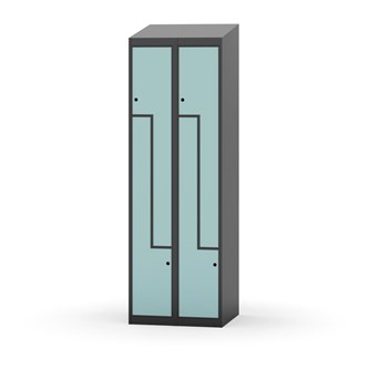 Novis Z vaatekaappi, vinokatto, 4-lok, L60 cm